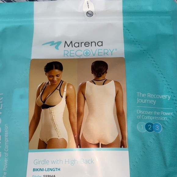 Marena Recovery Beige High-Back Shapewear - Picture 3 of 6